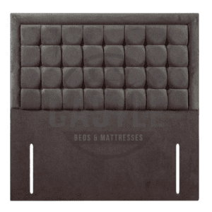 Gloucester headboard squares with a border all around in grey