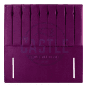 Stromness headboard vertical lines with one line of buttons