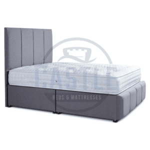 madison luxury upholstered divan frame in grey