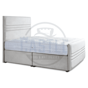new york luxury upholstered divan frame in cream