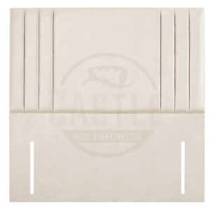 Cavendish Headboard three vertical lines either side in cream