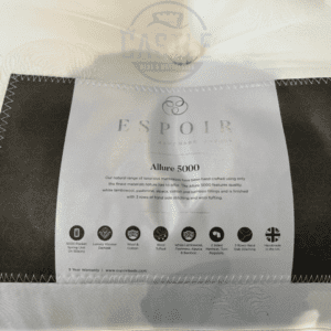 Allure 5000 Mattress Label