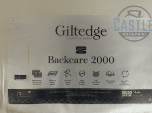 Backcare 2000 Mattress Label