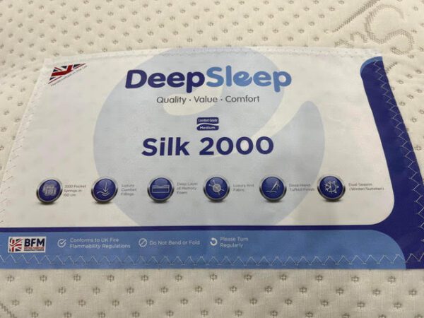 Deep Sleep Silk 2000 Label